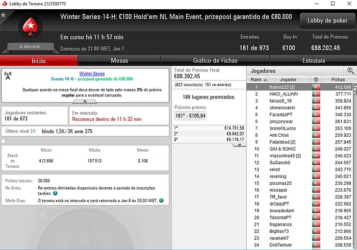 Winter Series: zuquii Conquista Evento #13 High e kabustika o Low 104