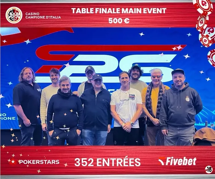 Table Finale  SPS Campione Main Event