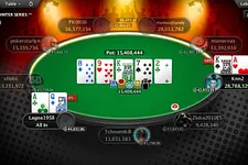 Mesa Final do Main Event das Winter Series da PokerStars