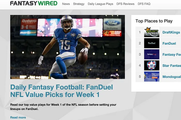 PokerNews' Sister Site FantasyWired Has Everything You Need to Succeed in NFL Week 1 0001