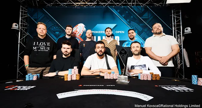 Final table Main Event 2025 PS Open Namur