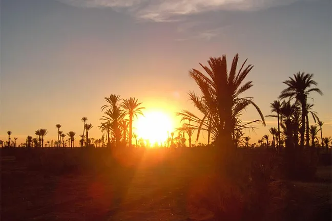 Marrakech... l'été en janvier