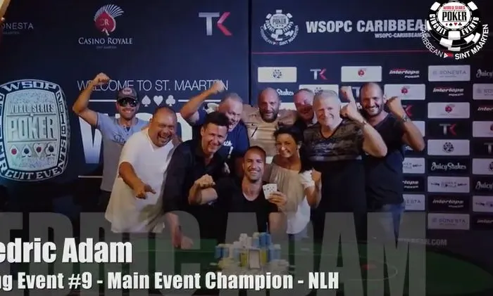 WSOPC Caribbean : Le Français Cédric Adam remporte le Main Event 0001