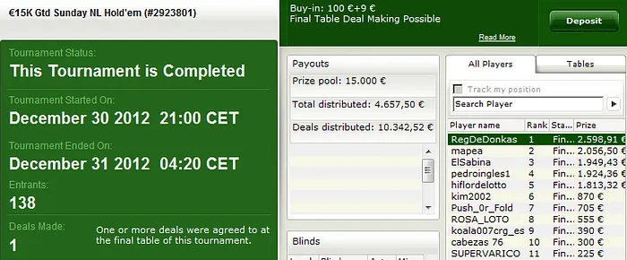 El 2012 se cierra pinchando a gusto 106