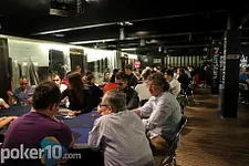 Vista de la poker room del Casino Kursaal