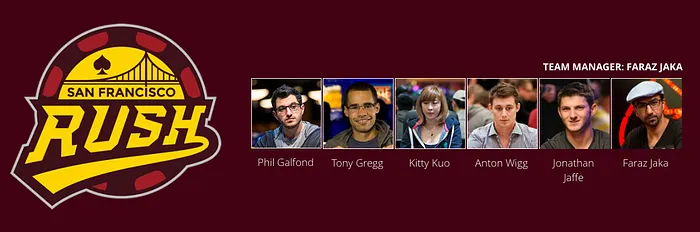 A Look at the Global Poker League's New York Rounders and San Francisco Rush 102