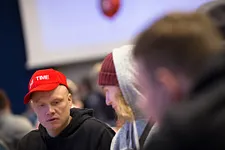 Ilari Sahamies on Day 1 of the OlyBet Kings of Tallinn