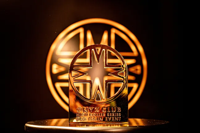 PLO Main Event Trophy