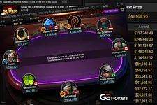 Brunno Botteon na mesa final do Super MILLION$ - US$ 317.740 para o campeão [AO VIVO]