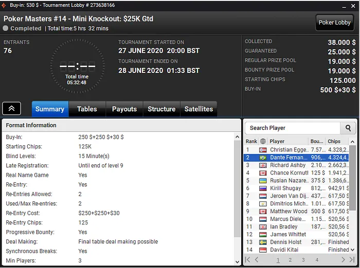 poker masters online plo series