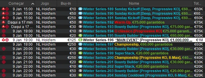 winter series pokerstars