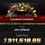 Jim 'grousegrind" Lefteruk Wins Event #73