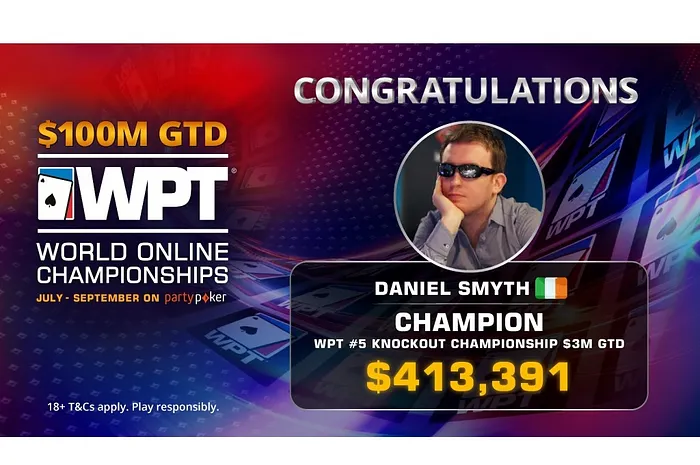 Satellite-Winner Daniel Smyth Wins WPT World Online Championships Knockout Championship ($428,391)