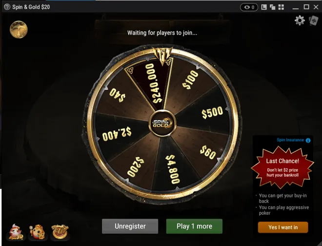 GGPoker Spin & Gold