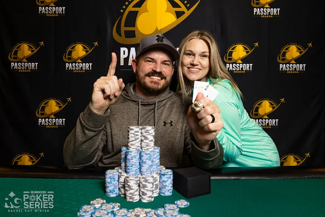 Cody Hughey Wins RunGood Passport Main Event at Downstream Casino