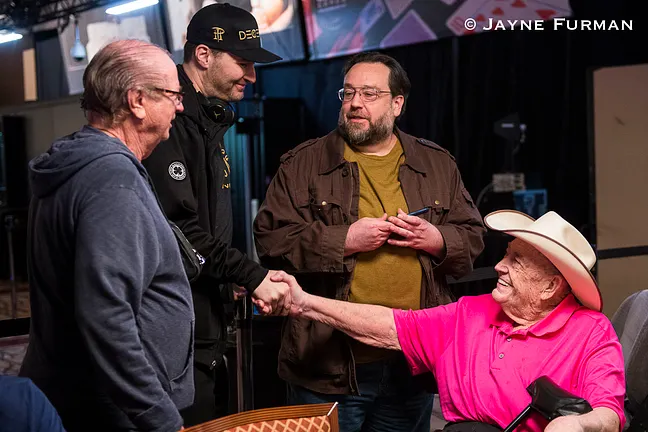 Billy Baxter, Phil Hellmuth, Todd Brunson, Doyle Brunson