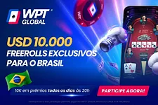 Freerolls Exclusivos para Brasileiros no WPT Global