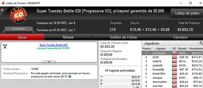 rogi1000, xaneta7 e jumbojane no Pódio de Terça na PokerStars.pt 103