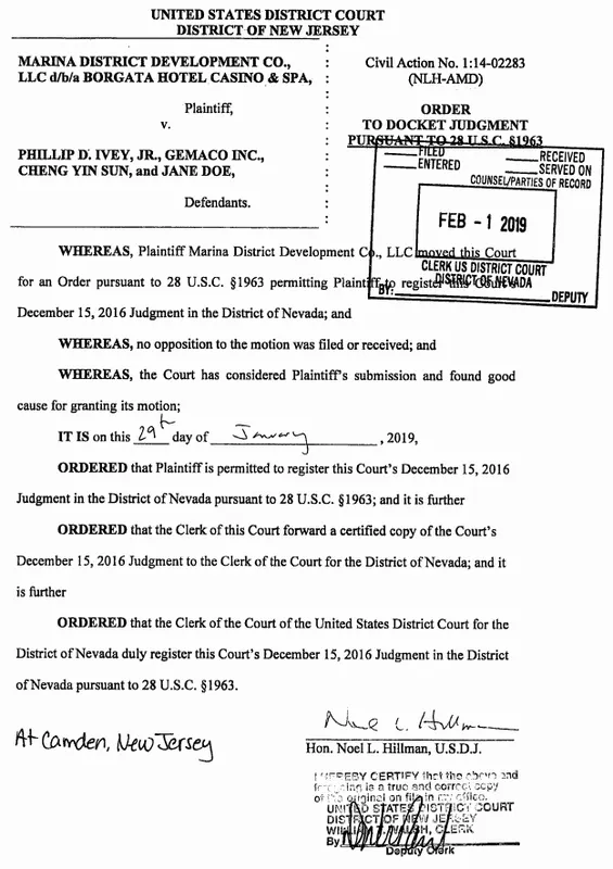 Borgata : Phil Ivey va devoir payer les 10 millions rapidement 101