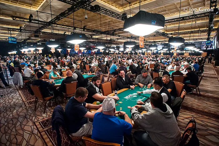 WSOP Tournament Area