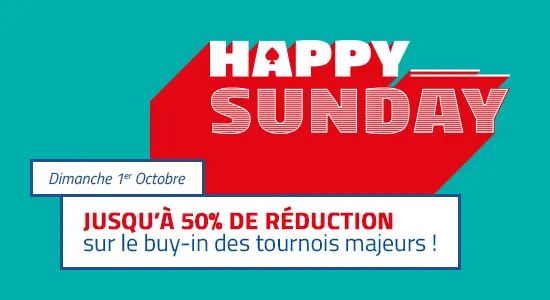 PMU Poker : Un dimanche à moitié prix 0001