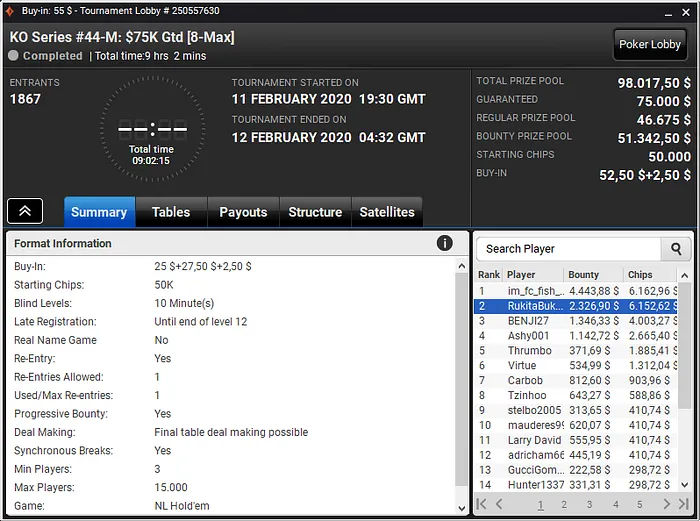 partypoker poker online