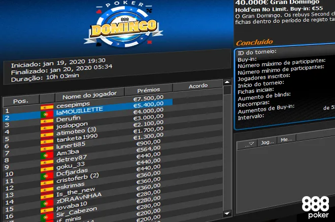 Gran Domingo da 888poker