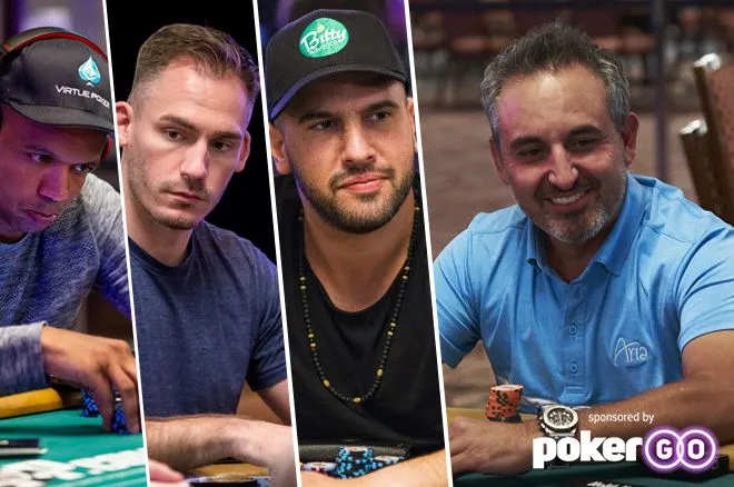 Phil Ivey, Justin Bonomo, Michael Mizrachi, and Josh Arieh