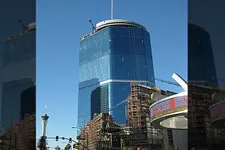 The unfinished Fontainebleau Las Vegas