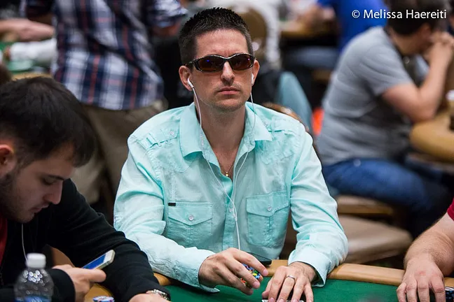 Paul Wasicka, pictured at the WSOP.