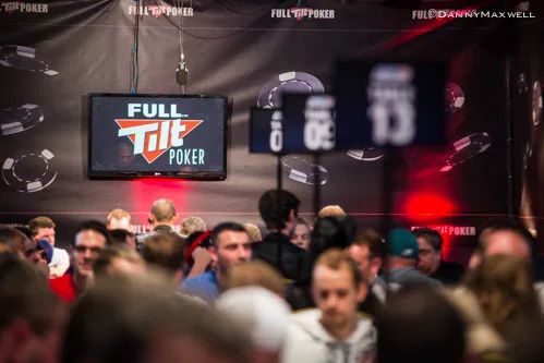 Full Tilt Poker Logo in the midst of the crowd