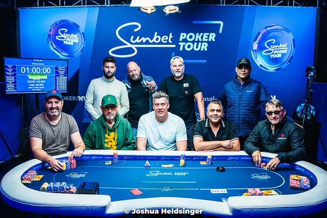 High Roller Final Table Group Picture