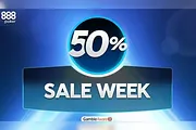 Sale Week do 888poker retorna com mesmo garantido e buy-ins pela metade; confira grade