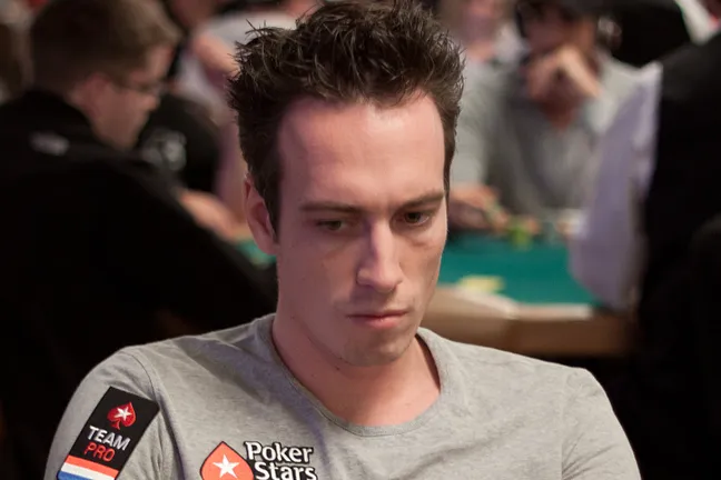 Team PokerStars Pro Lex Veldhuis is near the top of our chip counts with 73,000