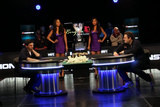 David Paredes and Anthony Merulla Heads Up for the 2014 WPT Borgata Winter Poker Open Championship Title