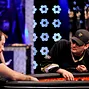 Brian Rast, left, and Phil Hellmuth, right.