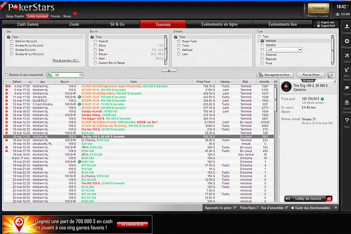 Lobby Pokerstars 7