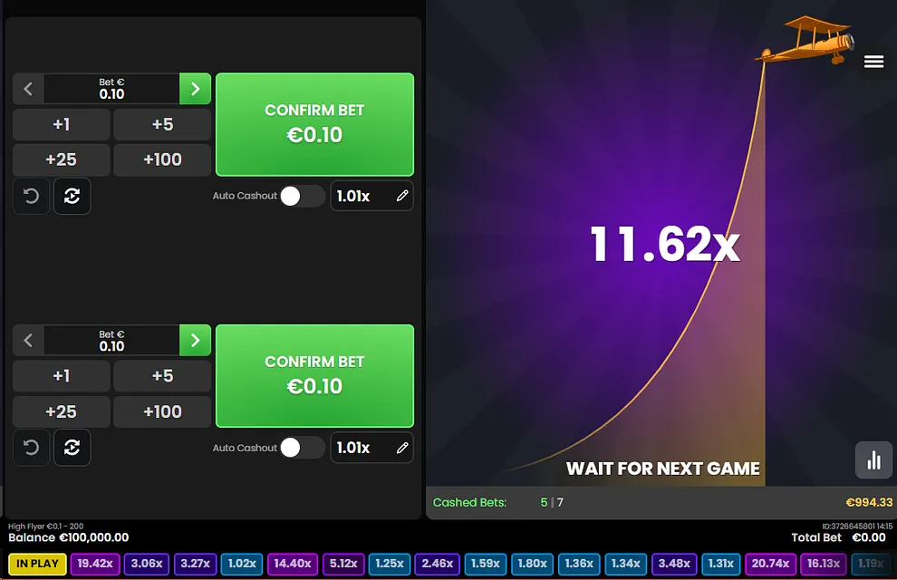 High Flyer game screenshot