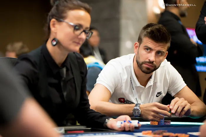Du foot au poker, le joueur du FC Barcelona Gerard Piqué score aussi à l'EPT 0001