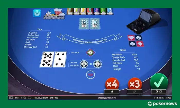 Play Ultimate Texas Hold'Em