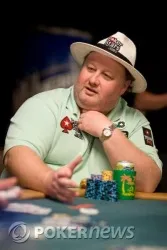 Greg Raymer ended Day 1 in fourth spot