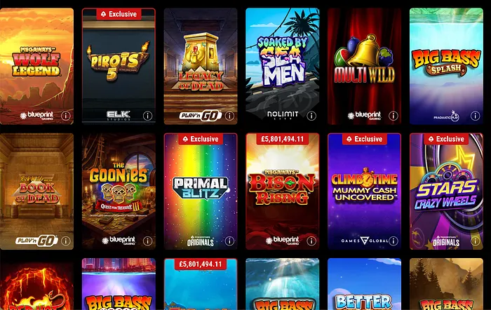 PokerStars Casino Slot Lobby
