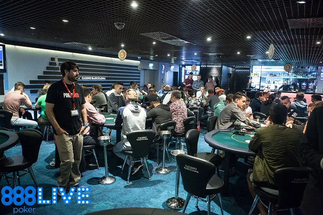 The tournament room at Casino Barcelona