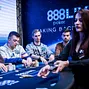 The 888poker qualifiers Sinisa Radovanovic and Krzysztof Chmielowski are 2nd and 3rd in chips