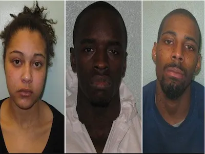 Granger, Jackson and Chandler were sentenced at the Old Bailey