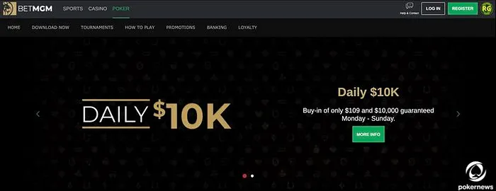 BetMGM Poker Site in NJ