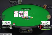 Manuel Ruivo e Justin Bonomo na Mesa Final do $5.200 HR das Turbo Series