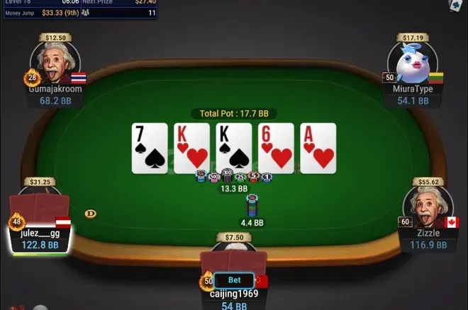 GGPoker table