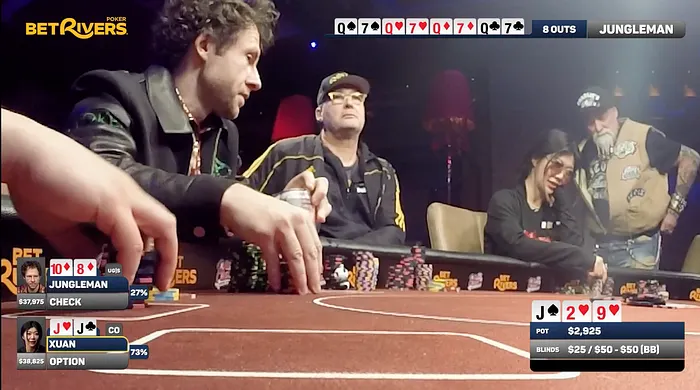 Jungleman Calls Xuan’s Hand in Largest Pot in Hellmuth’s Home Game History 101