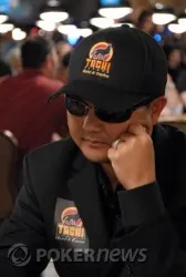 Jerry Yang early in this year's WSOP